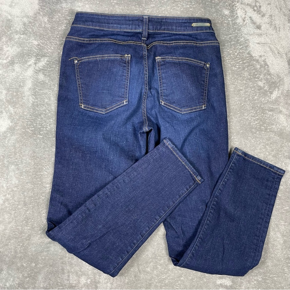 Anthropologie Jeans Women’s Sz 30 Blue Pilcro Straight Leg SuperScript Mid Rise - Picture 5 of 9